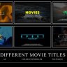 Free Videohive 50179336 Different Movies Titles