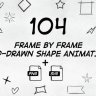 Free Download: Videohive 50034175 104 Frame By Frame Animated Shapes Pack