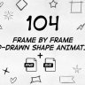 Free Videohive 50034158 104 Frame By Frame Animated Shapes Pack