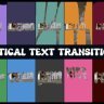 Free Videohive 48614767 Vertical Text Transitions for FCPX