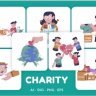 Free Charity Vector Illustration v.2 7EUBXXP