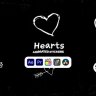 Free Videohive 50571444 Hearts Animated Stickers