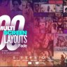 Free Videohive 33348672 100 Multi-Screen Layouts // Fade