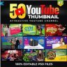 Elevate Your YouTube Presence with 50 Free Thumbnail Templates