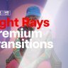 Elevate Your Edits with Free Videohive 50719867 Premium Transitions Light Rays