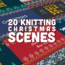 Free Videohive 40427132: Knitting Christmas Scenes on GFXInspire