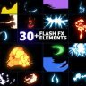 Free Videohive 45091422 Flash FX Elements Pack | FCPX