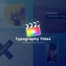 Elevate Your Video Edits with Free Videohive 47532379 Typography Titles