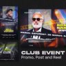 Free Videohive 51470049 Club Event Flyer. Promo, Post and Reel | Premiere Pro