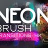 Free Videohive 51554016 Neon Brush Transitions 4K | MOGRT