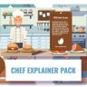 Free Videohive 51801175 5 Concepts Flat Character Cook MOGRTs