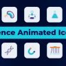 Free Videohive 51859217 Science Animated Icons, GFXInspire