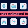 Free Videohive 52005461 Internet Animated Icons, GFXInspire