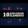 Free Videohive 52307854 Combined Explosion Elements | FCPX