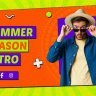 Free Videohive 52345292 Summer Season Intro (MOGRT)