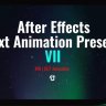 Free Text Animation Presets VII