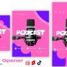 Free Videohive 52613643 Podcast Opener | MOGRT | Instagram Shorts Tik Tok