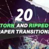 Free Videohive 53363328 Turn and Ripped, Paper Transitions || MOGRT