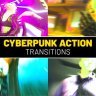 Free Videohive 53387102 Cyberpunk Action Transitions | After Effects