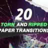 Free Videohive 53363328 Turn and Ripped, Paper Transitions