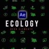 Free Videohive 53564134 Ecology Neon Icons