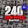 Free Videohive 53921941 Animated Film Reel Overlays Pack For Premiere Pro