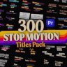 Free Videohive 54252638 Stop Motion Text Overlays Pack for Premiere Pro