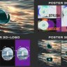 Free Videohive 54372107 Poster 3D Logo for Premiere Pro