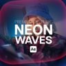 Free Videohive 55362355 Premium Overlays Neon Waves