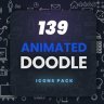 Free Videohive 55604441 139 Animated Doodle | MOGRT Pack