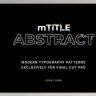 Free MotionVFX - mTitle Abstract