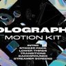 Free Videohive 55397186 Holographic Motion Kit