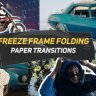 Free Videohive 55748318 Freeze Frame Folding Paper Transitions || MOGRT