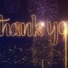 Free Videohive 55946617 Thank You Gold Line Flare Wish Black Template