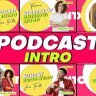 Free Videohive 56265527 Colorful Podcast Intro | MOGRT