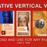 Free Videohive 56424049 Vertical Slideshow Reels Red Gold