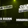 Free Videohive 56423071 Clean Titles