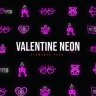 Free Videohive 56525188 Valentine Neon Elements