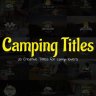 Free Videohive 56673127 Camping Titles for Final Cut Pro X | GFXInspire