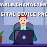 Free Videohive 56641016 Male Character Digital Device Pack