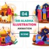 Free Videohive 57223876 Eid Al-Adha Animation Scene