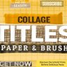 Free Videohive 57239014 Collage Paper Brush Titles for Premiere Pro