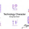 Free Videohive 57901993 Technology Character Explainer , GFXInspire